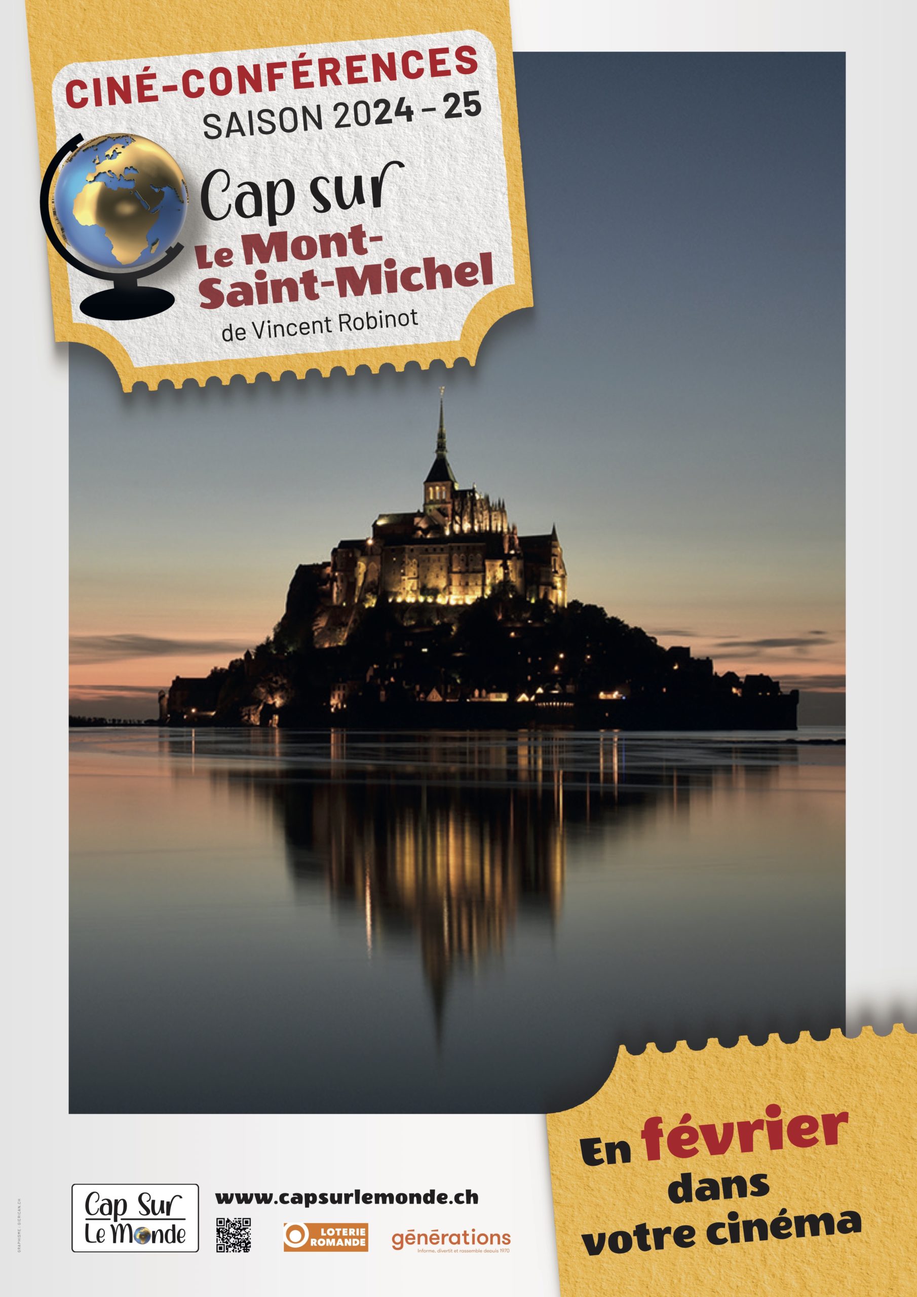 CAP SUR LE MONDE : Mont-St-Michel 14h - Cinéma Bio